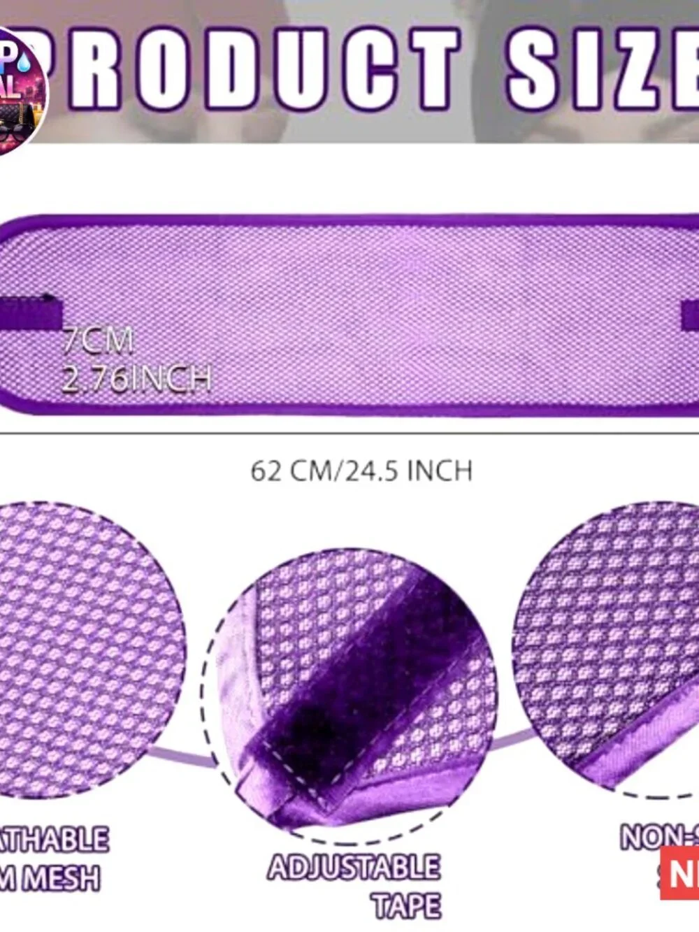 Mesh Hair Wraps for Sleeping, Washing Face, and Daily Use